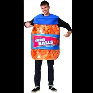 Adult Cheeseball Snack Party Halloween Costume